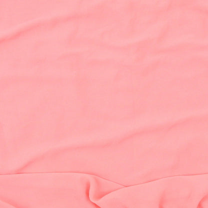 Womens UK Size 14 Preworn Pink Basic Blouse