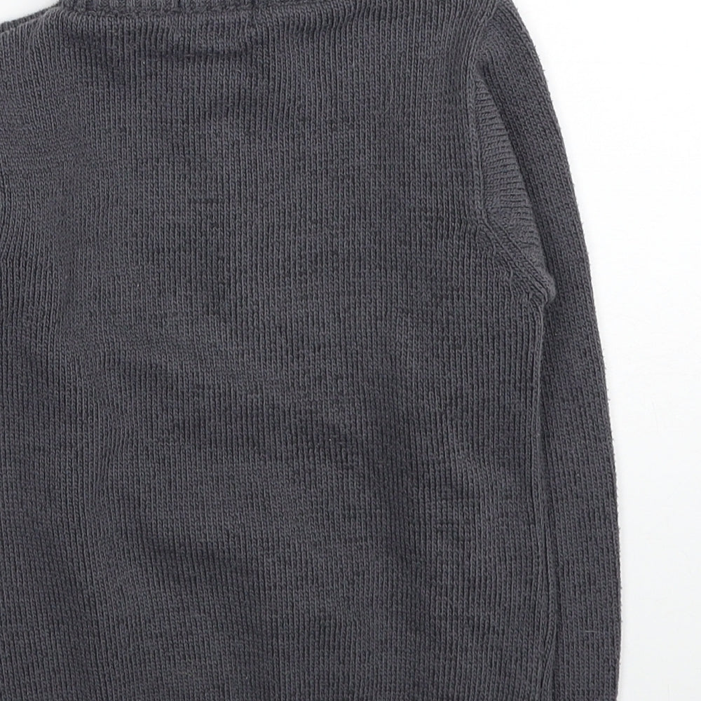 Jinsetongnian Boys Grey Acrylic Pullover Sweatshirt Size 6 Years Pullover - Sport
