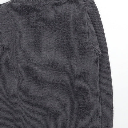 Jinsetongnian Boys Grey Acrylic Pullover Sweatshirt Size 6 Years Pullover - Sport