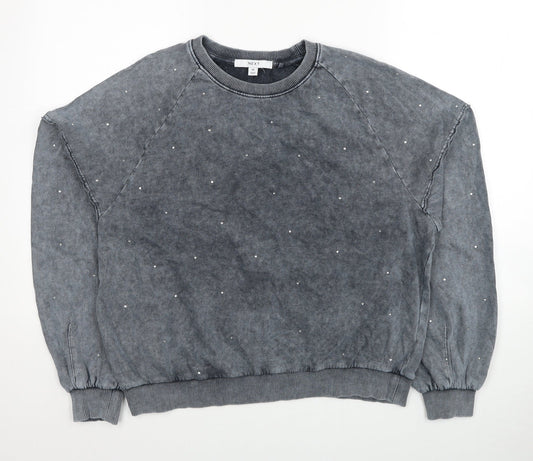 Womens UK Size M NEXT Grey Pullover Sweatshirt