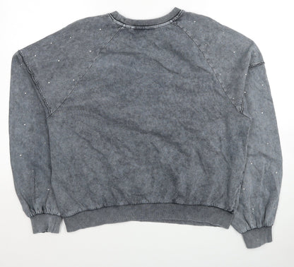 Womens UK Size M NEXT Grey Pullover Sweatshirt
