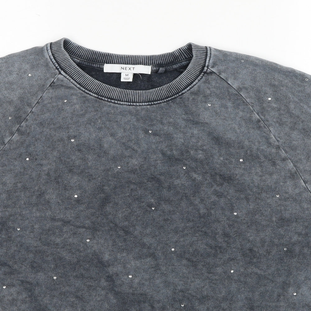 Womens UK Size M NEXT Grey Pullover Sweatshirt