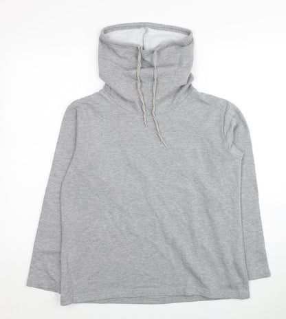 Pebble Bay Womens Grey Polyester Pullover Sweatshirt Size S Pullover - High Neck