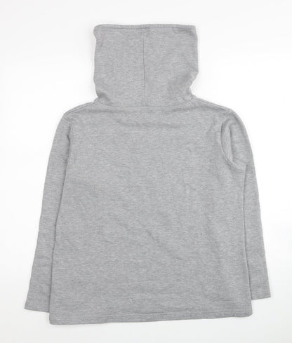 Pebble Bay Womens Grey Polyester Pullover Sweatshirt Size S Pullover - High Neck