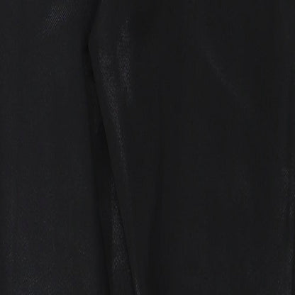 Womens UK Size 8 Papaya Regular Fit  Black Trousers