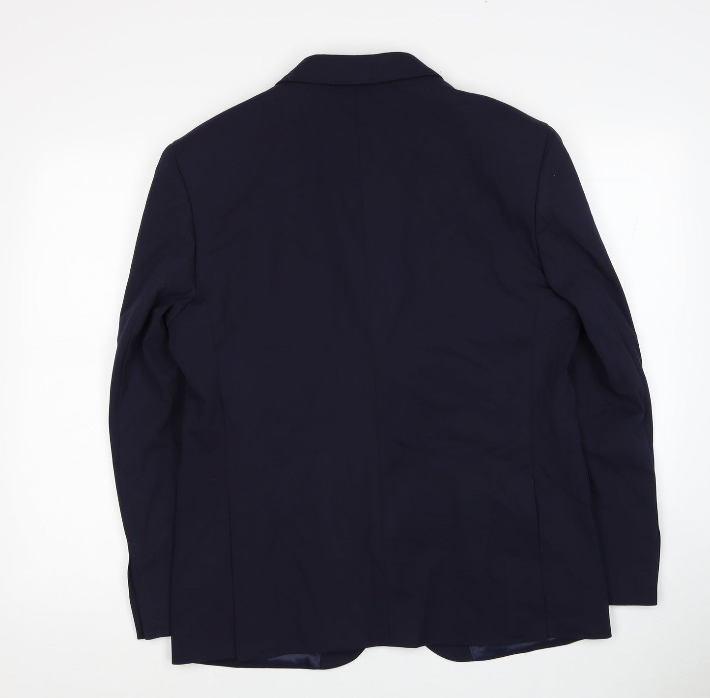 Autograph Mens Blue Viscose Jacket Blazer Size 40