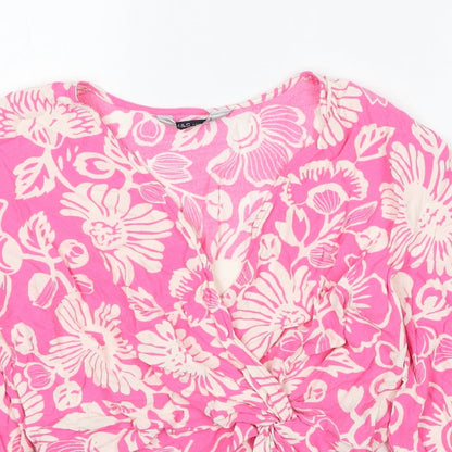 Womens UK Size 8 Marks and Spencer Orange Basic Blouse