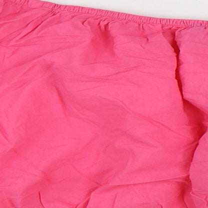 Womens UK Size 18 Marks and Spencer Pink Cropped Blouse