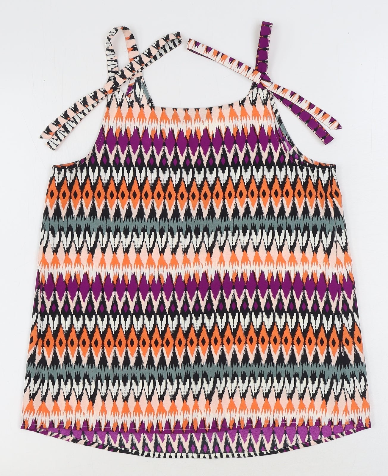 Womens UK Size 6 Marks and Spencer Multicoloured Basic Tank
