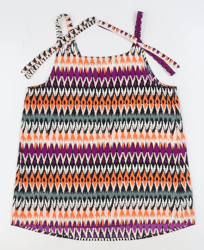 Womens UK Size 6 Marks and Spencer Multicoloured Basic Tank