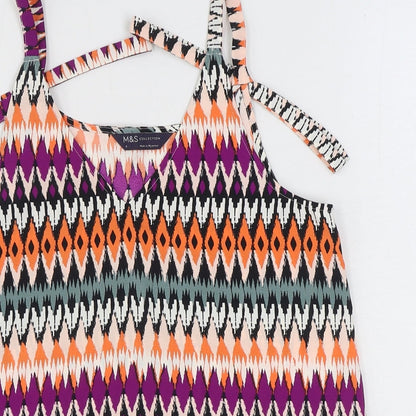 Womens UK Size 6 Marks and Spencer Multicoloured Basic Tank