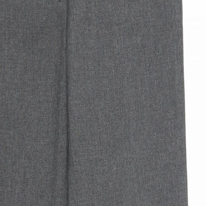 Debenhams Girls Grey Polyester Dress Pants Trousers Size 10 Years Regular Zip