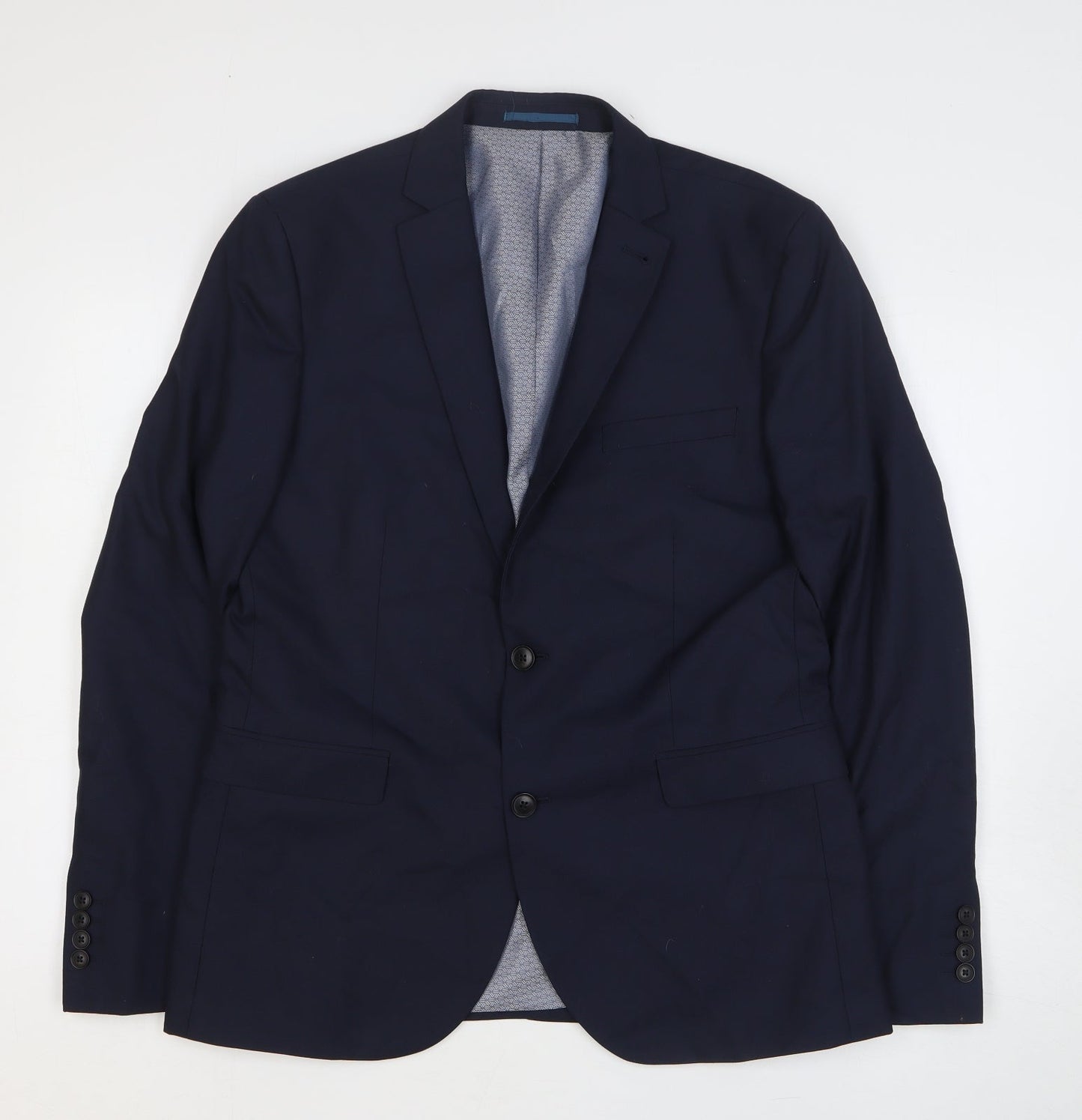 Mens UK Size 42 NEXT Regular Blue Suit Jacket