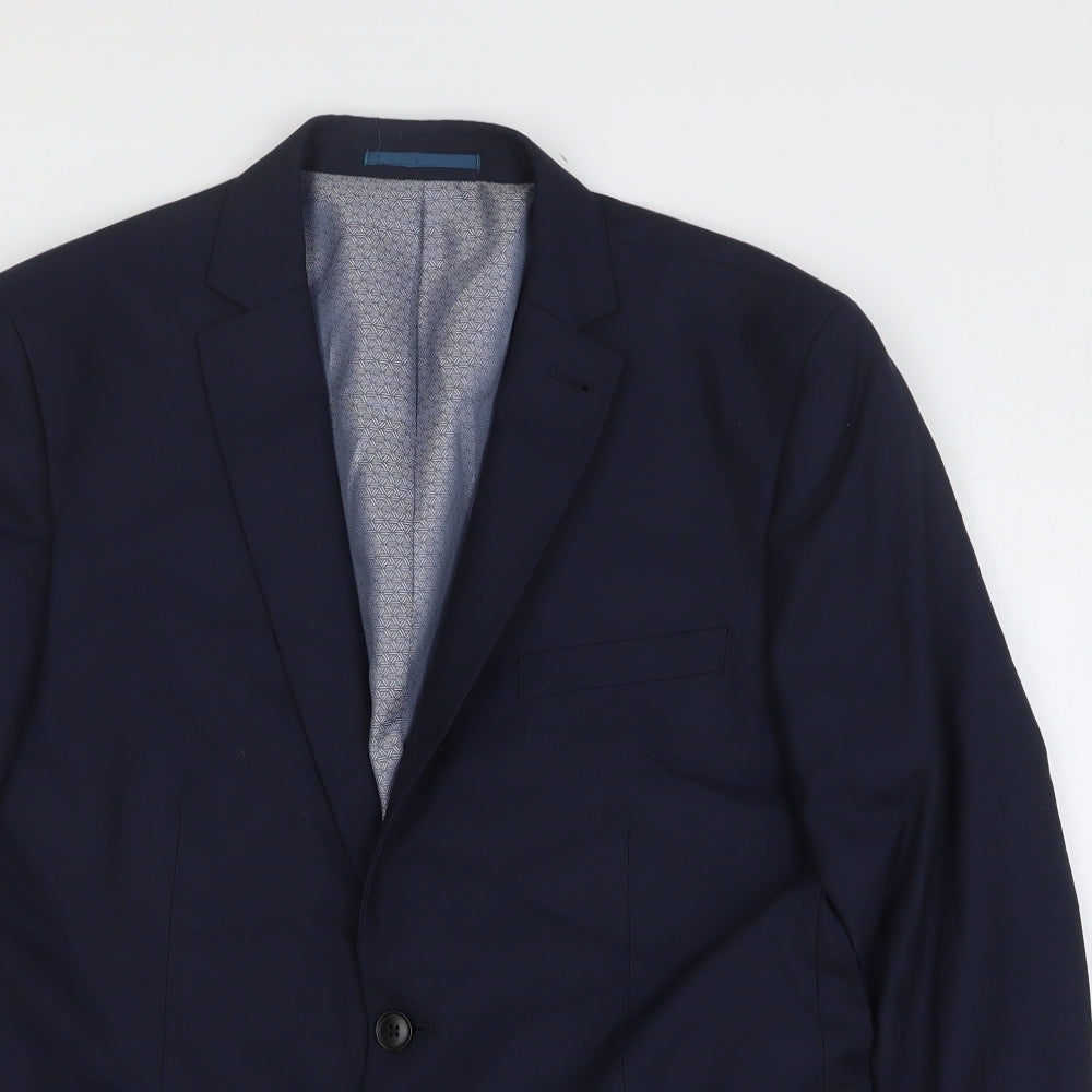 Mens UK Size 42 NEXT Regular Blue Suit Jacket