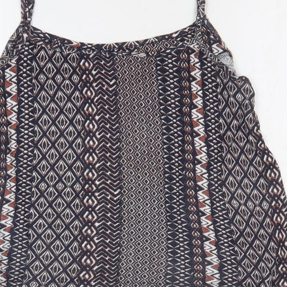 Womens UK Size 14 Debenhams Multicoloured Camisole Tank