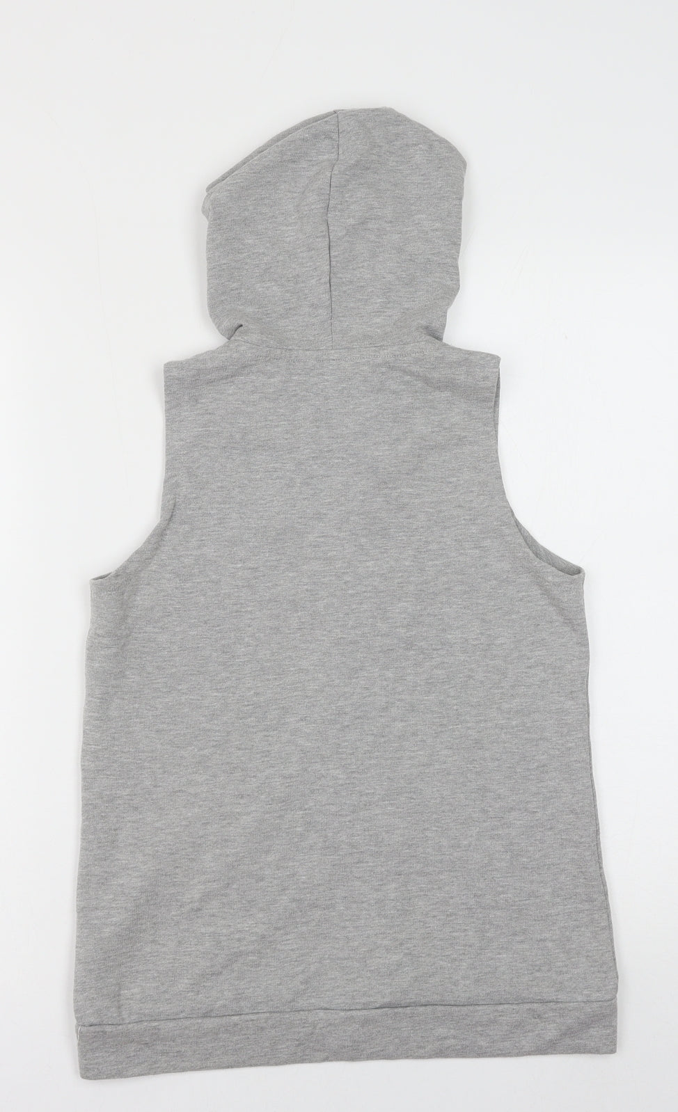 Debenhams Womens Grey Cotton Full Zip Sweatshirt Size 8 Zip
