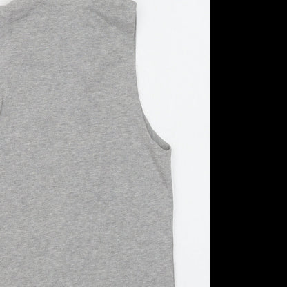 Debenhams Womens Grey Cotton Full Zip Sweatshirt Size 8 Zip