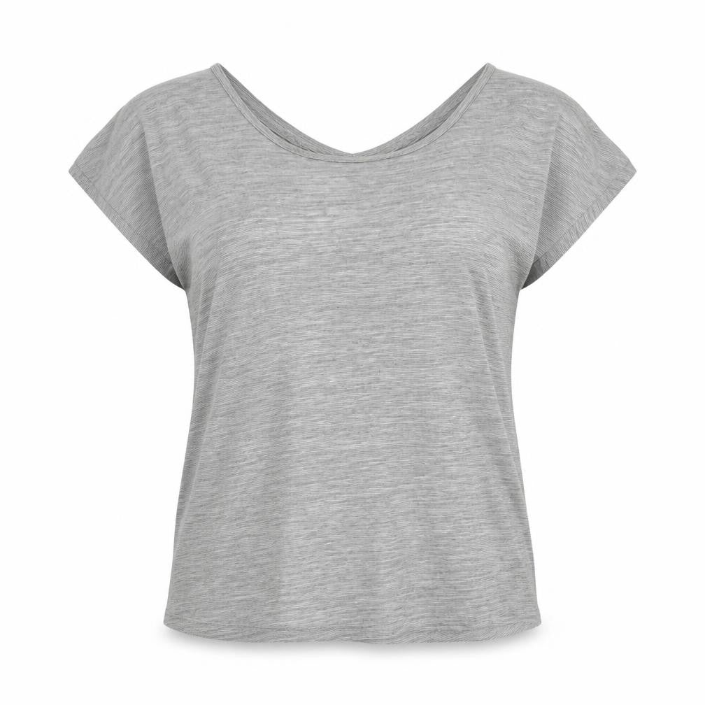 Womens UK Size M Matalan Grey Basic T-Shirt