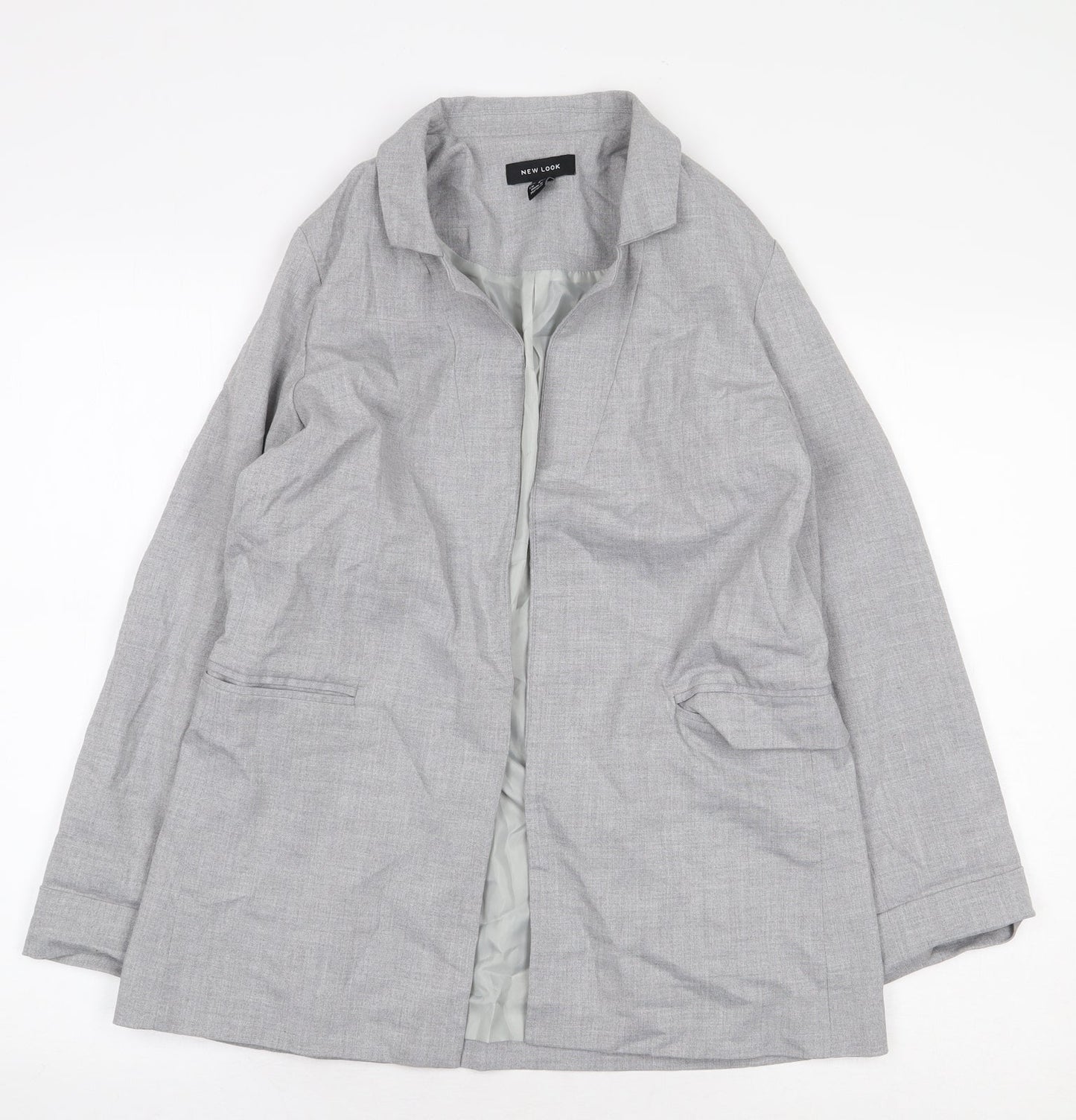 Womens UK Size 6 New Look Grey Jacket