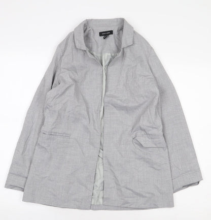 Womens UK Size 6 New Look Grey Jacket
