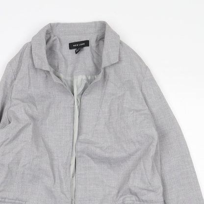 Womens UK Size 6 New Look Grey Jacket