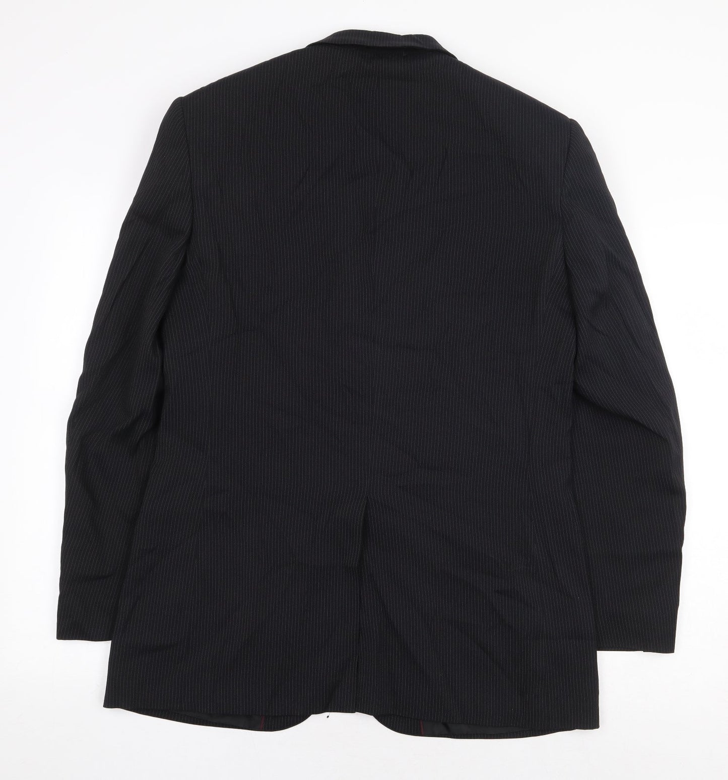 F&F Mens Black Polyester Jacket Blazer Size 38
