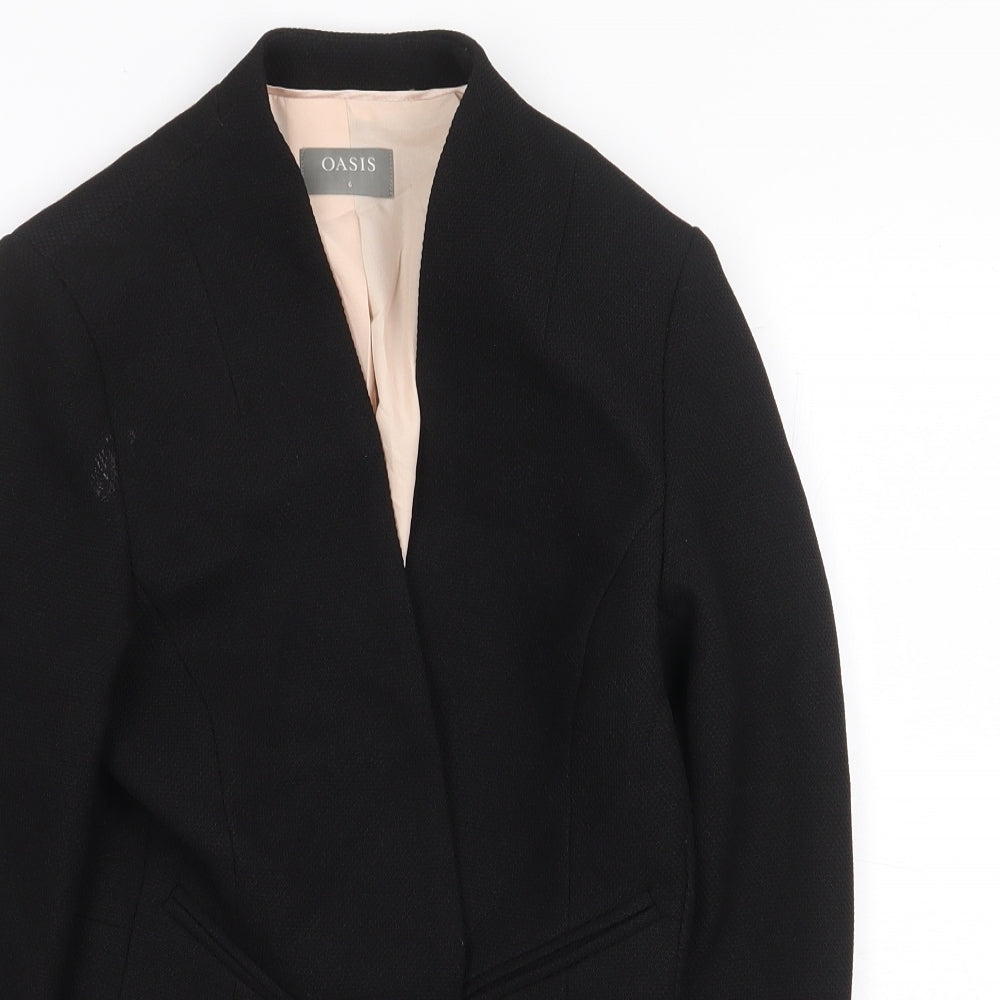 Womens UK Size 6 Oasis Black Jacket