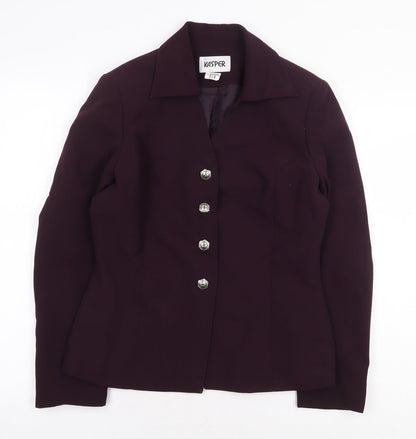 Womens UK Size 8 Kasper Purple Jacket
