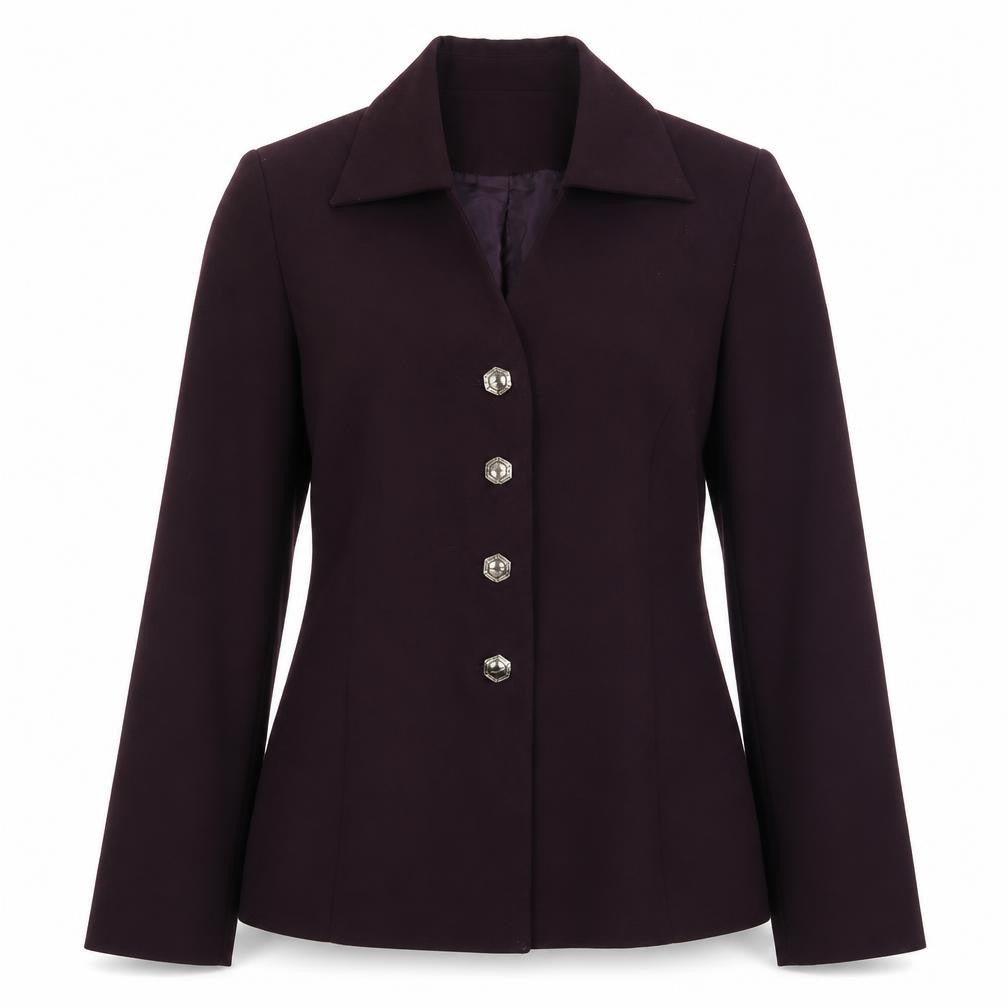 Womens UK Size 8 Kasper Purple Jacket