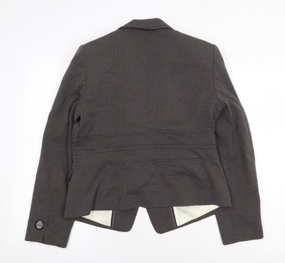Marks and Spencer Womens Grey Jacket Size 14 Button