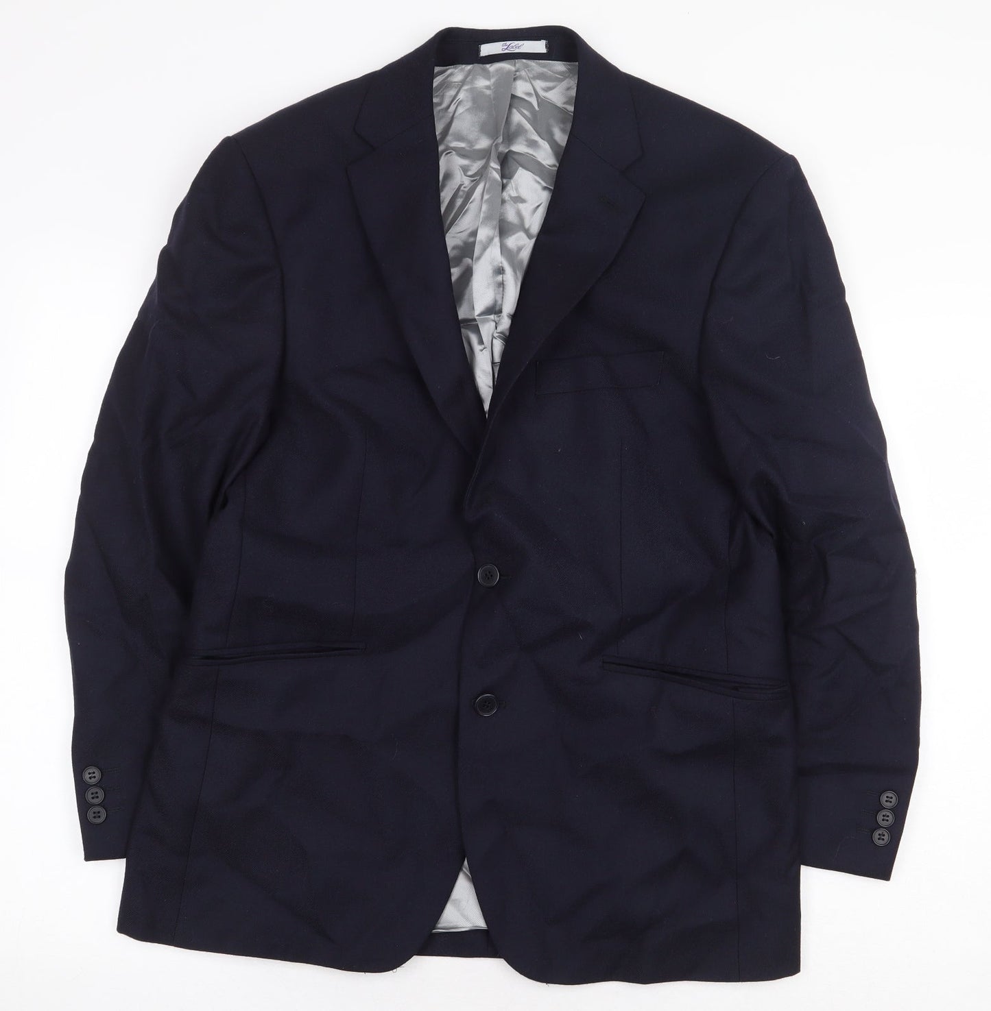Mens UK Size 38 The Label Regular Blue Suit Jacket