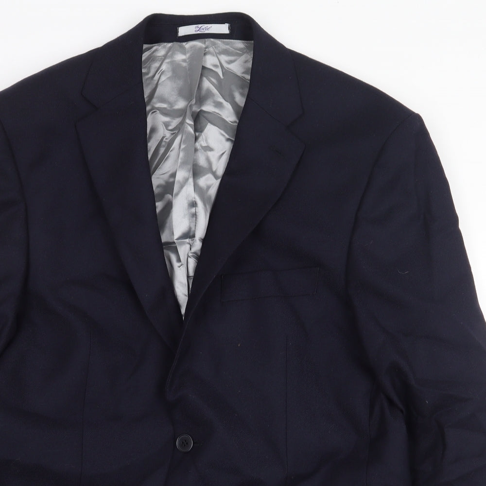 Mens UK Size 38 The Label Regular Blue Suit Jacket