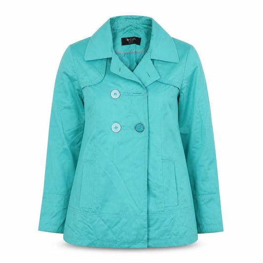 Womens UK Size 12 BHS Green Pea Coat