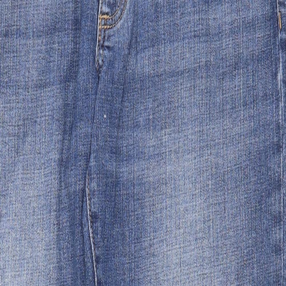 Sonoma Womens Blue Cotton Skinny Jeans Size 34 in Regular Zip