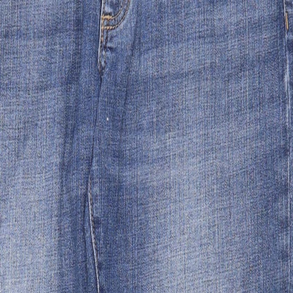 Sonoma Womens Blue Cotton Skinny Jeans Size 34 in Regular Zip