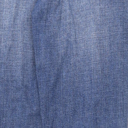 Sonoma Womens Blue Cotton Skinny Jeans Size 34 in Regular Zip