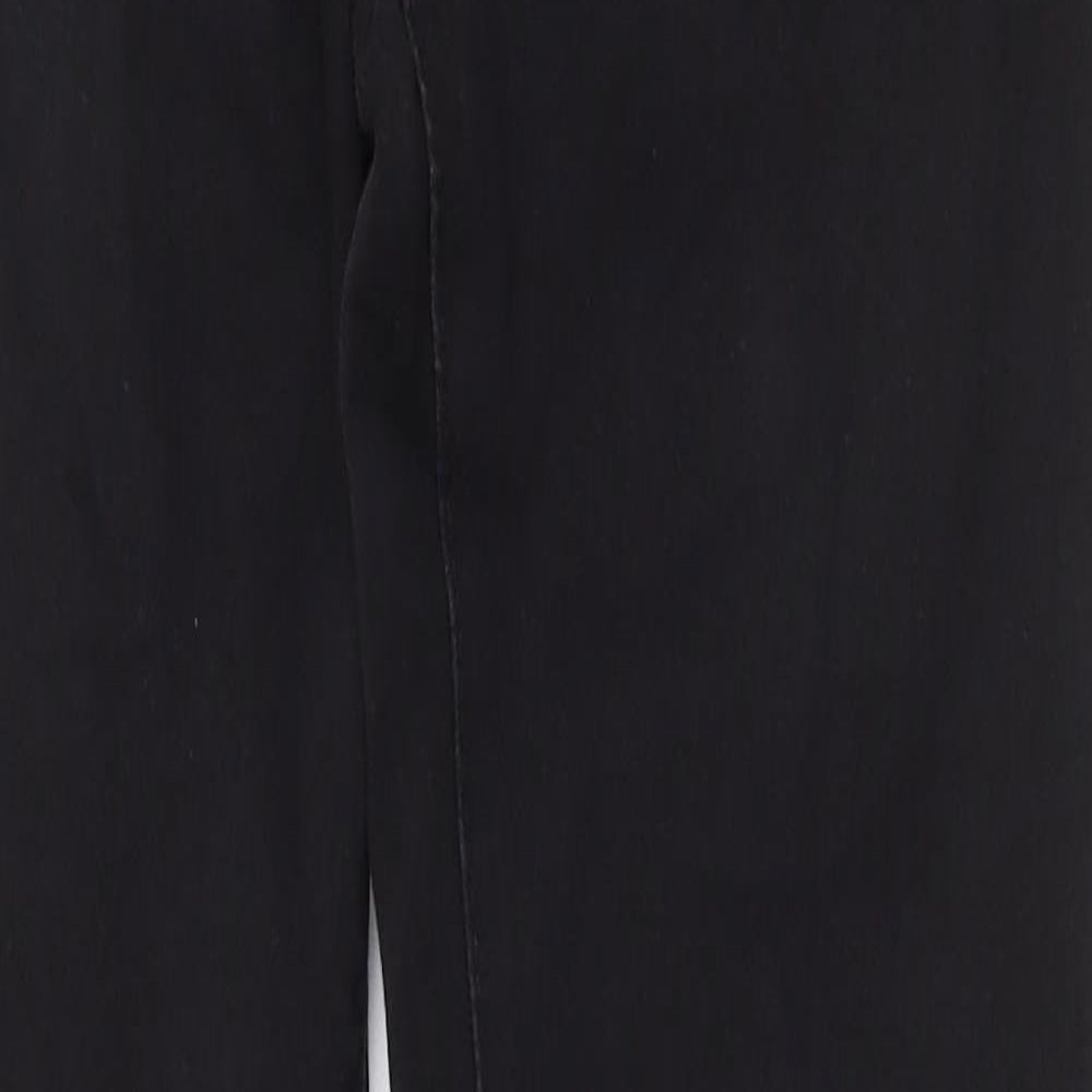 Denim & Co. Womens Black Cotton Skinny Jeans Size 10 Regular Zip