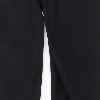 Denim & Co. Womens Black Cotton Skinny Jeans Size 10 Regular Zip