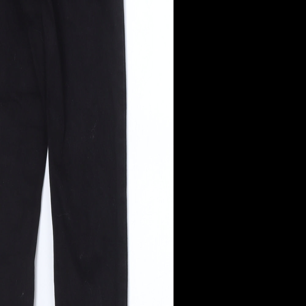 Denim & Co. Womens Black Cotton Skinny Jeans Size 6 Regular Zip