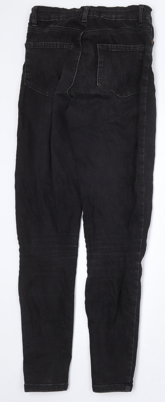 Denim & Co. Womens Grey Cotton Skinny Jeans Size 6 Regular Zip