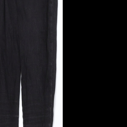 Denim & Co. Womens Grey Cotton Skinny Jeans Size 6 Regular Zip