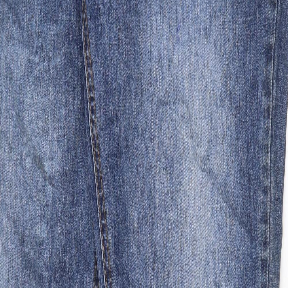 Denim & Co. Mens Blue Cotton Skinny Jeans Size 34 in Regular Zip
