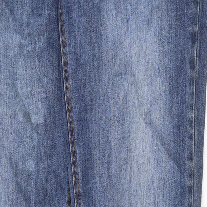 Denim & Co. Mens Blue Cotton Skinny Jeans Size 34 in Regular Zip