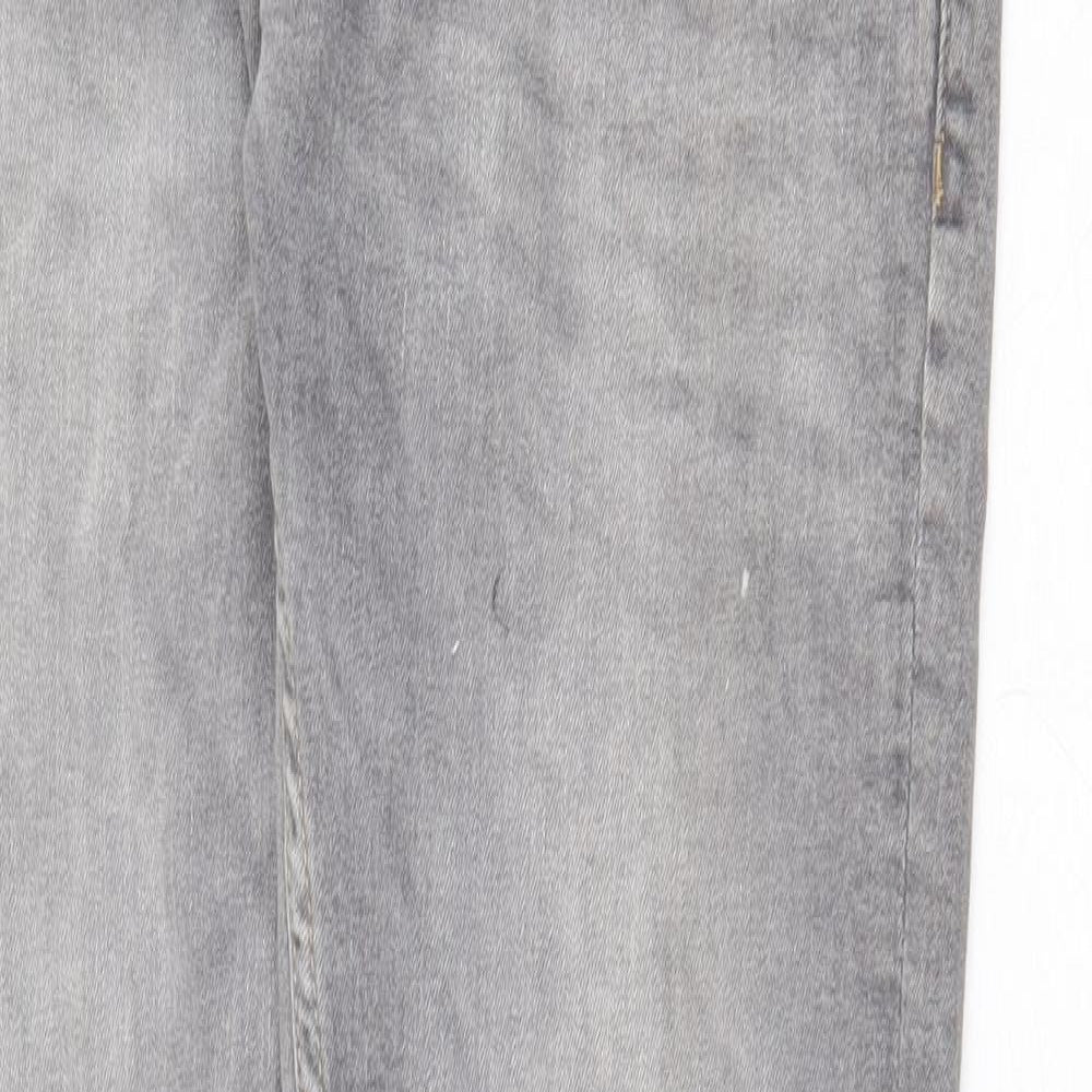 Denim & Co. Mens Grey Cotton Skinny Jeans Size 30 in Regular Zip