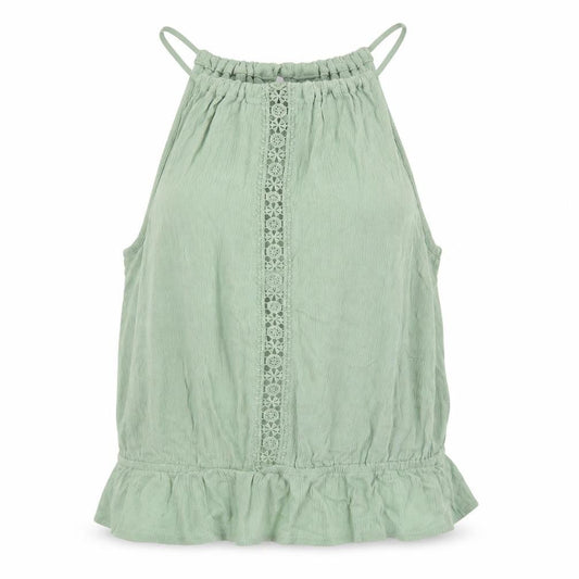 Womens UK Size 6 Divided Green Basic Tank