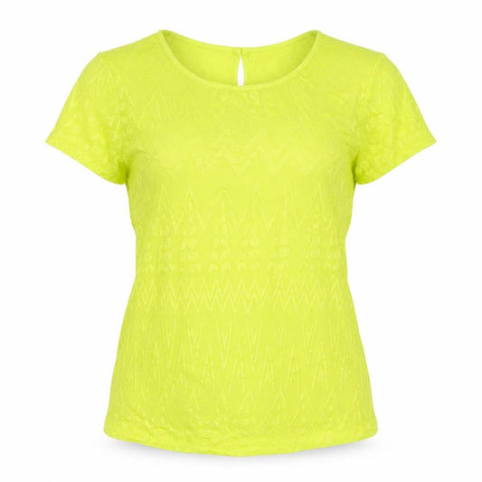 Womens UK Size 8 Debenhams Yellow Basic T-Shirt