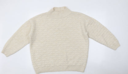 Womens UK Size L NEXT Beige Pullover Jumper