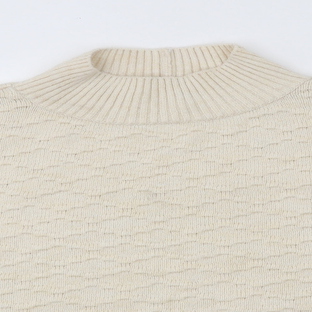 Womens UK Size L NEXT Beige Pullover Jumper