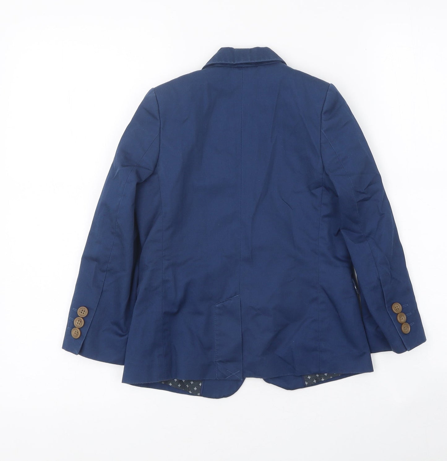 John Lewis Boys Blue Jacket Size 5 Years Button