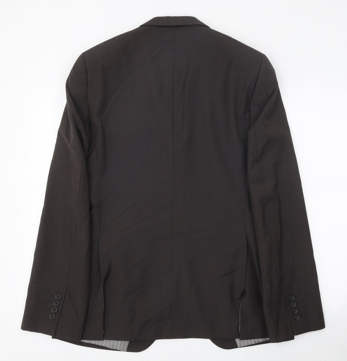 Tahari Mens Brown Polyester Jacket Blazer Size 38